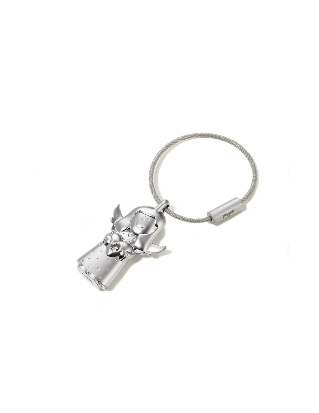 Ibera gifts - Personalisierter Metall-/Tuch-Schlüsselanhänger