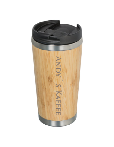 personaliserbarer Bambus Kaffee-Becher