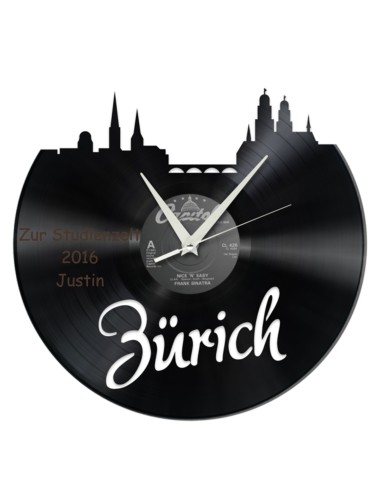Schallplattenuhr „Zürich“